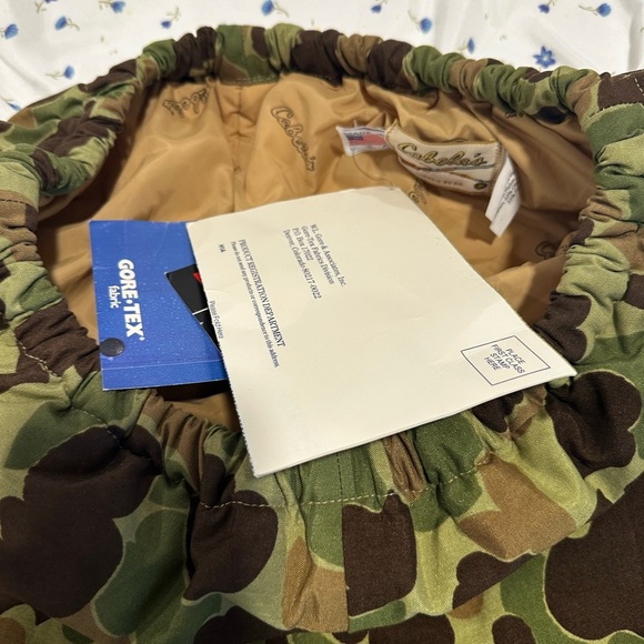 VTG NWT Cabelas Gore-TEX Camouflage Pants Mens Sz: XL Frogskin Hunting Thermal. - Picture 7 of 16